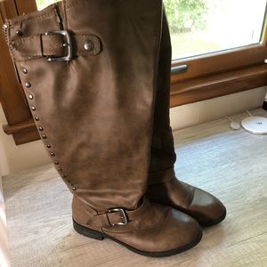Knee-high Brown Top Moda Riding Boots 7.5